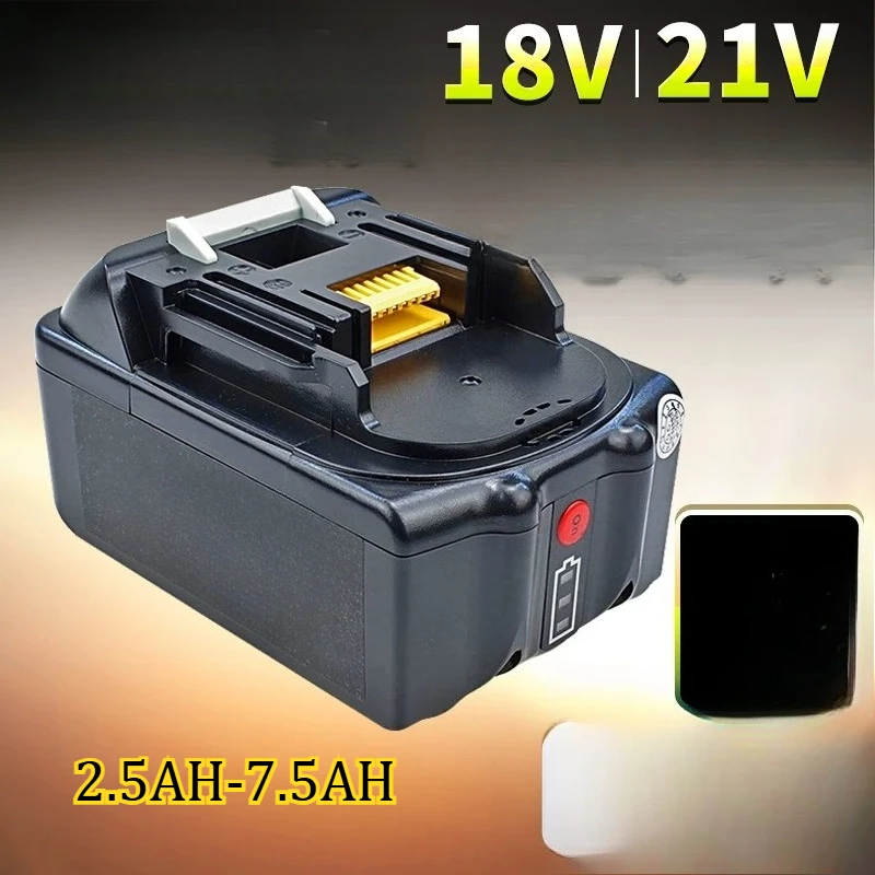 2.5AH-7.5AH Is Suitable for Makita 18V/12 Lithium Batteries 21V Handheld Drill Wrenches and Rechargeable Batteries
2.5AH-7.5AH Is Suitable for Makita 18V/12 Lithium Batteries 21V Handheld Drill Wrenches and Rechargeable Batteries