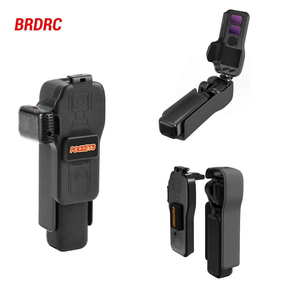 BRDRC Pocket 3 Cover Case for DJI Osmo Pocket 3 Accessories CPL/ND Filter Storage Slots Lens Cap Hard Protective Case
BRDRC Pocket 3 Cover Case for DJI Osmo Pocket 3 Accessories CPL/ND Filter Storage Slots Lens Cap Hard Protective Case