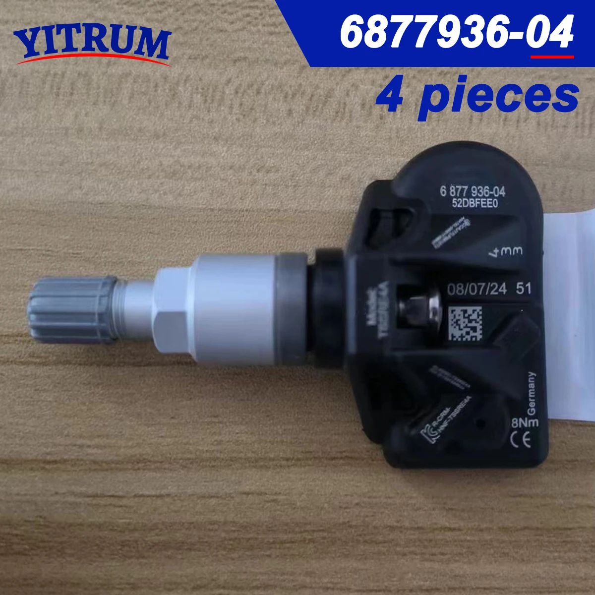 4PCS 6877936-04 For BMW 3 Series G20 2019-2028 4 Series G22 2020-2029 G26 G09 G29 TPMS Tire Pressure Sensor 36106877937 6877937
4PCS 6877936-04 For BMW 3 Series G20 2019-2028 4 Series G22 2020-2029 G26 G09 G29 TPMS Tire Pressure Sensor 36106877937 6877937