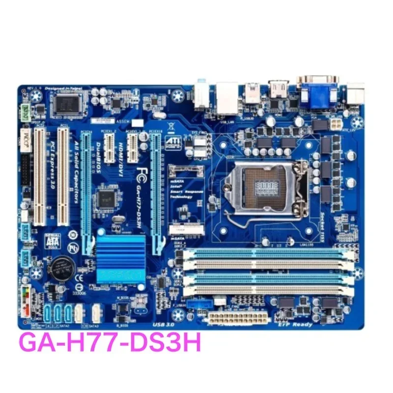 Suitable For Gigabyte GA-H77-DS3H Desktop Motherboard H77 LGA 1155 DDR3 Mainboard 100% Tested OK Fully Work
Suitable For Gigabyte GA-H77-DS3H Desktop Motherboard H77 LGA 1155 DDR3 Mainboard 100% Tested OK Fully Work