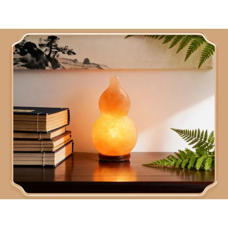 Modern Mineral Crystal Salt Lamp Gourd Shape Plug in Ambient Night Light for Living Room Bedroom Entryway Home Decor LED
Modern Mineral Crystal Salt Lamp Gourd Shape Plug in Ambient Night Light for Living Room Bedroom Entryway Home Decor LED