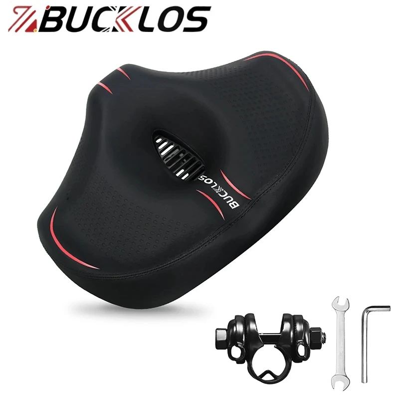 BUCKLOS Bicycle Widen Saddle Ergonomic Thicken Comfortable Road Mountain Bike Noseless Saddle Oversized Bicycle Seat Bike Parts
BUCKLOS Bicycle Widen Saddle Ergonomic Thicken Comfortable Road Mountain Bike Noseless Saddle Oversized Bicycle Seat Bike Parts