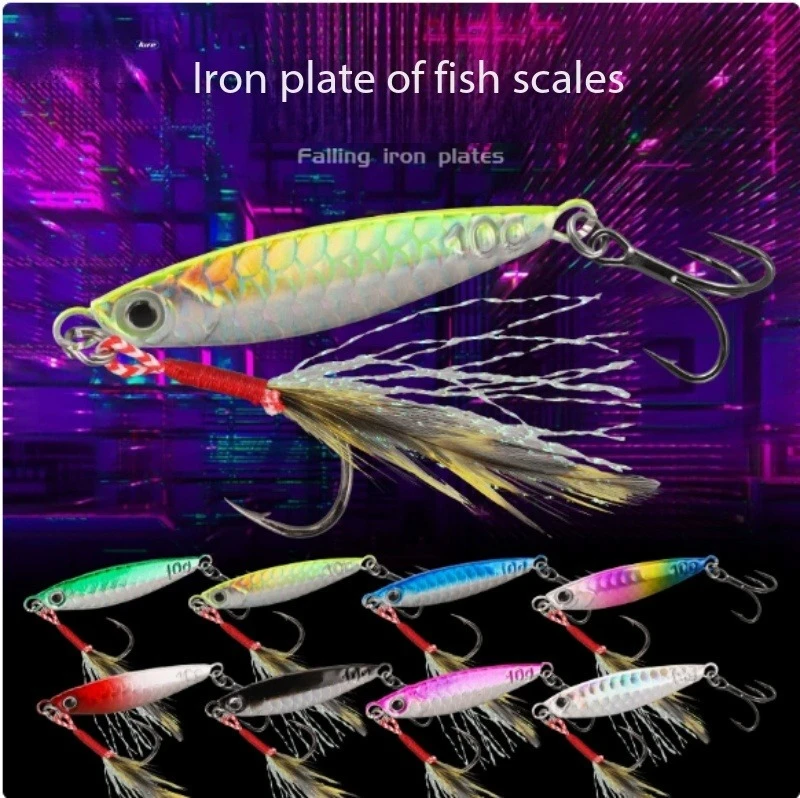 Slow Fall Scale Metal Jig Long Cast Lure For Bass Pike Aspius Catfish Freshwater Saltwater Fishing
Slow Fall Scale Metal Jig Long Cast Lure For Bass Pike Aspius Catfish Freshwater Saltwater Fishing