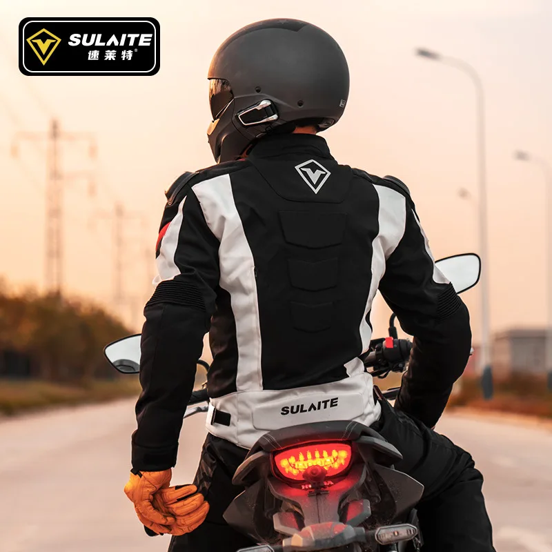SULAITE Men Motorcycle Winter Jackets Pants Breathable Motorbike Riding Clothing CE Motocross Protective Gear Moto Racing Suit
SULAITE Men Motorcycle Winter Jackets Pants Breathable Motorbike Riding Clothing CE Motocross Protective Gear Moto Racing Suit