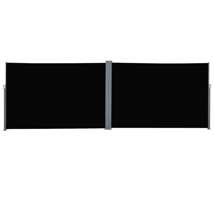 Patio Retractable Double Side Awning Folding Privacy Screen Fence Garden Outdoor Sun Shade Wind Screen Indoor Room Divider Bla
Patio Retractable Double Side Awning Folding Privacy Screen Fence Garden Outdoor Sun Shade Wind Screen Indoor Room Divider Bla