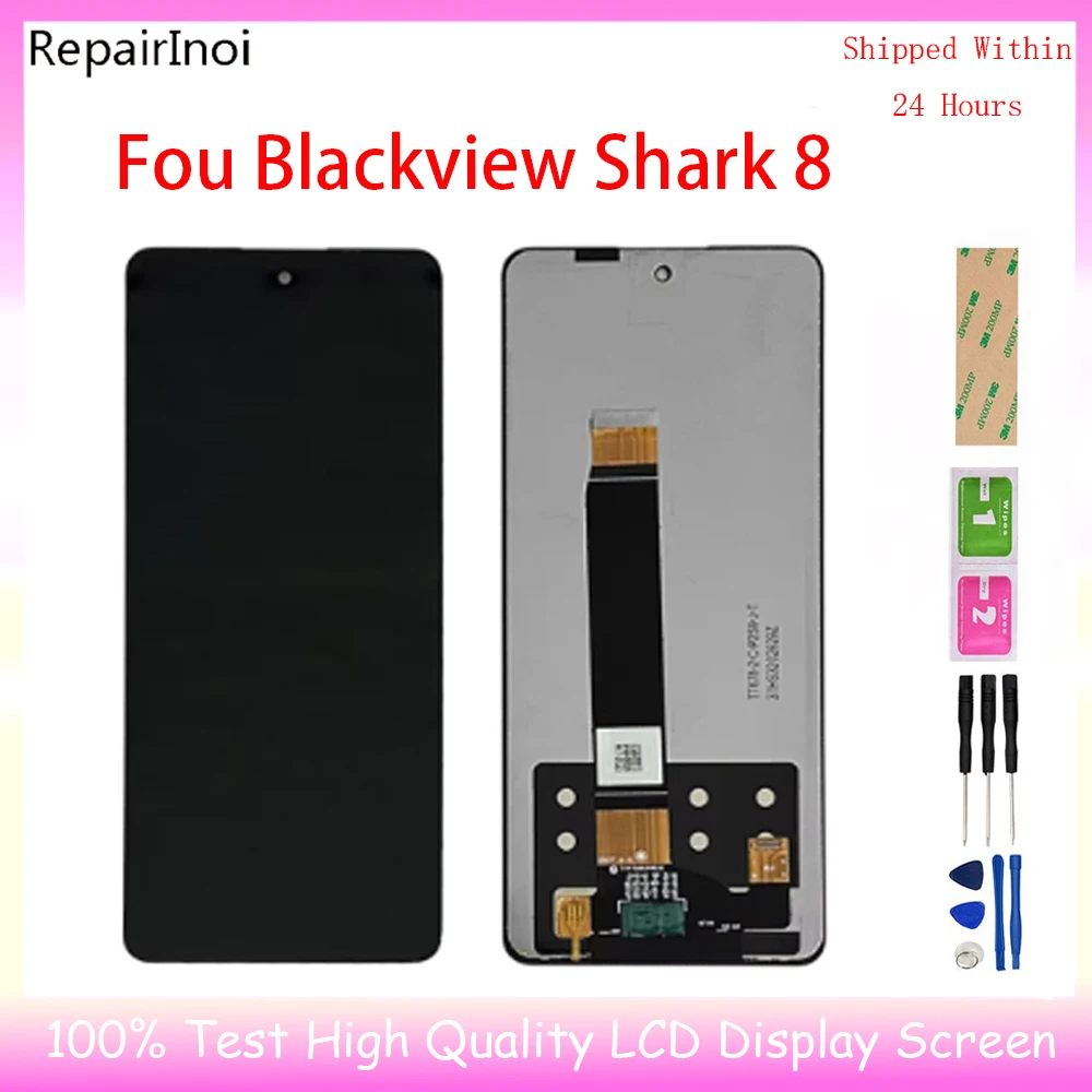 100% Original LCD Display Touch Screen Digitizer For Blackview Shark 8 Assembly Digitizer Replace accessories
100% Original LCD Display Touch Screen Digitizer For Blackview Shark 8 Assembly Digitizer Replace accessories
