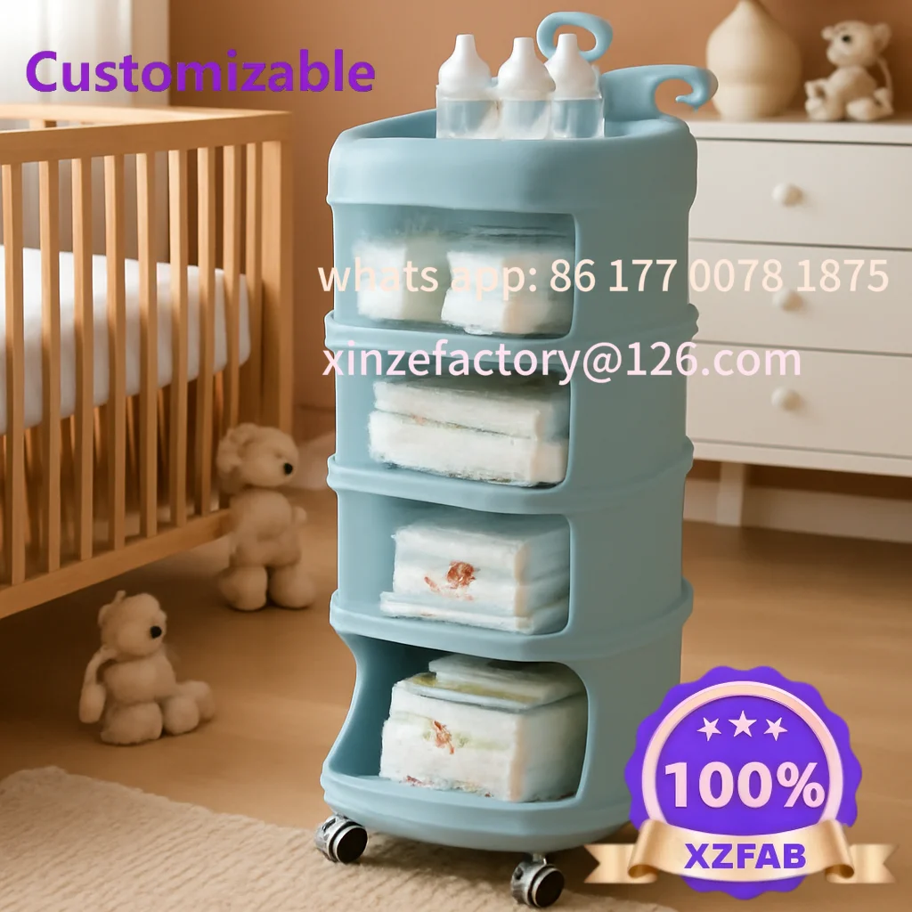 Customizable Auxiliary Cart with Wheels, Storage Shelves, Baby Supplies, Bedside, Bedside, Snack, Whale Landing, Multistory
Customizable Auxiliary Cart with Wheels, Storage Shelves, Baby Supplies, Bedside, Bedside, Snack, Whale Landing, Multistory