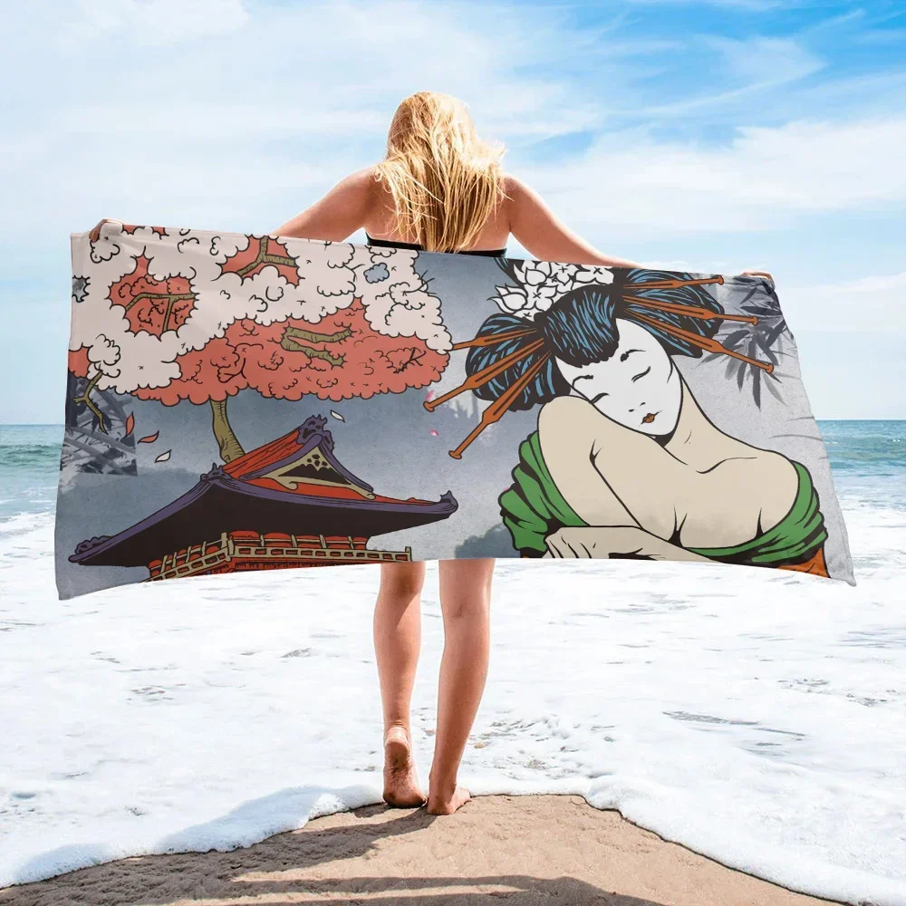 Japanese Geisha Beach Towel Household Item Bathroom Accessories Microfiber Bath Towels Beach Mat Yoga Mat Travel Yoga for Women
Japanese Geisha Beach Towel Household Item Bathroom Accessories Microfiber Bath Towels Beach Mat Yoga Mat Travel Yoga for Women