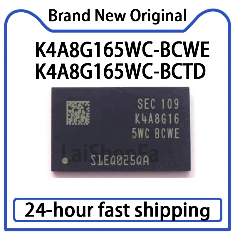 1PCS NEW K4A8G165WC-BCWE K4A8G165WC-BCTD K4A8G165WC BGA Original DDR4 512M16 Bit Memory Single 1G Chip in Stock
1PCS NEW K4A8G165WC-BCWE K4A8G165WC-BCTD K4A8G165WC BGA Original DDR4 512M16 Bit Memory Single 1G Chip in Stock