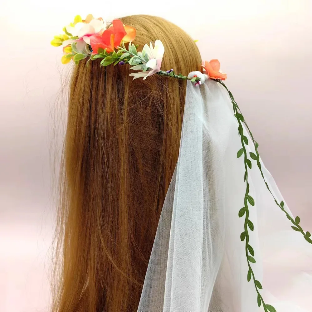 Simple Short Tulle Wedding Veils Two Layers with Artificial Flowers Bridal Gowns Wedding Paty Marrige Accessories
Simple Short Tulle Wedding Veils Two Layers with Artificial Flowers Bridal Gowns Wedding Paty Marrige Accessories
