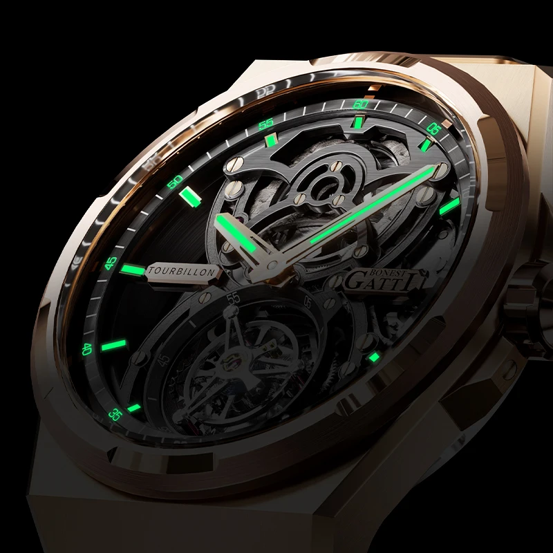 BONEST GATTI Men’s Dress Watches New Infinity Series Tourbillon Automatic Mechanical Skeleton Watch Stainless Steel Strap
BONEST GATTI Men’s Dress Watches New Infinity Series Tourbillon Automatic Mechanical Skeleton Watch Stainless Steel Strap