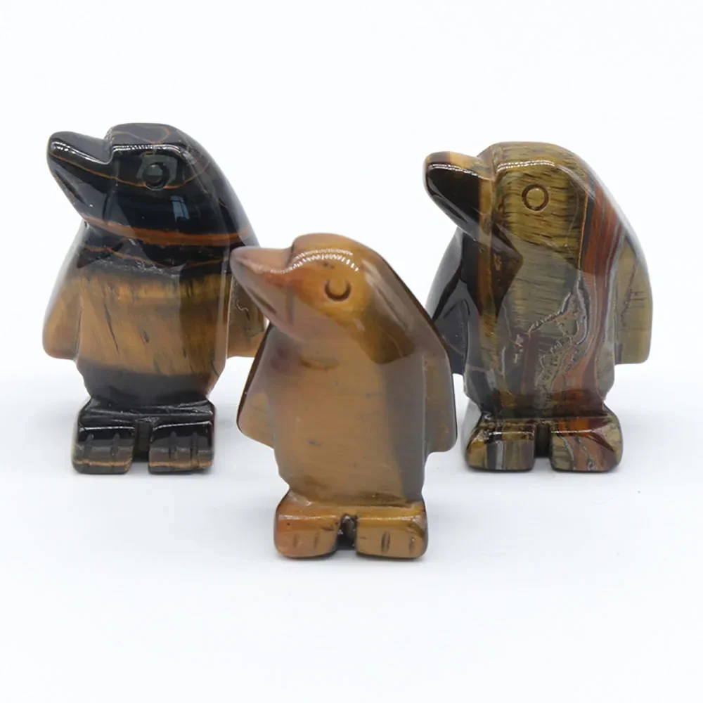 Natural Stone Hand Carved Penguin Figurine Reiki Healing Crystals Animal Statue Home Office Craft Ornament
Natural Stone Hand Carved Penguin Figurine Reiki Healing Crystals Animal Statue Home Office Craft Ornament