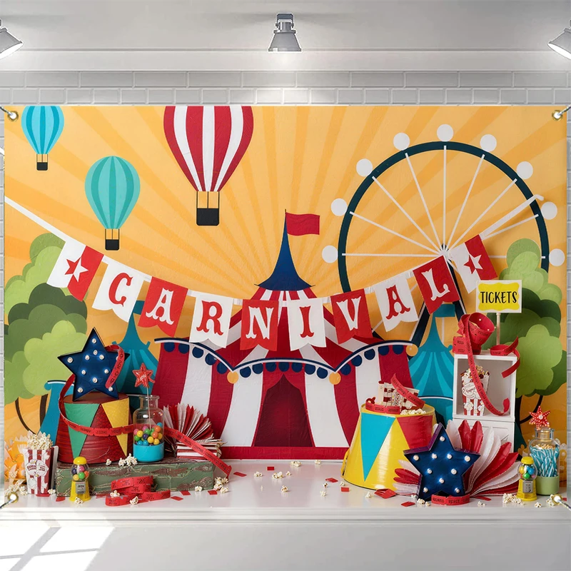 LS Retro Carnival Backdrops Birthday Cake Smash Kids Baby Props Child Adult Photography Decors Circus Tent Backgrounds
LS Retro Carnival Backdrops Birthday Cake Smash Kids Baby Props Child Adult Photography Decors Circus Tent Backgrounds