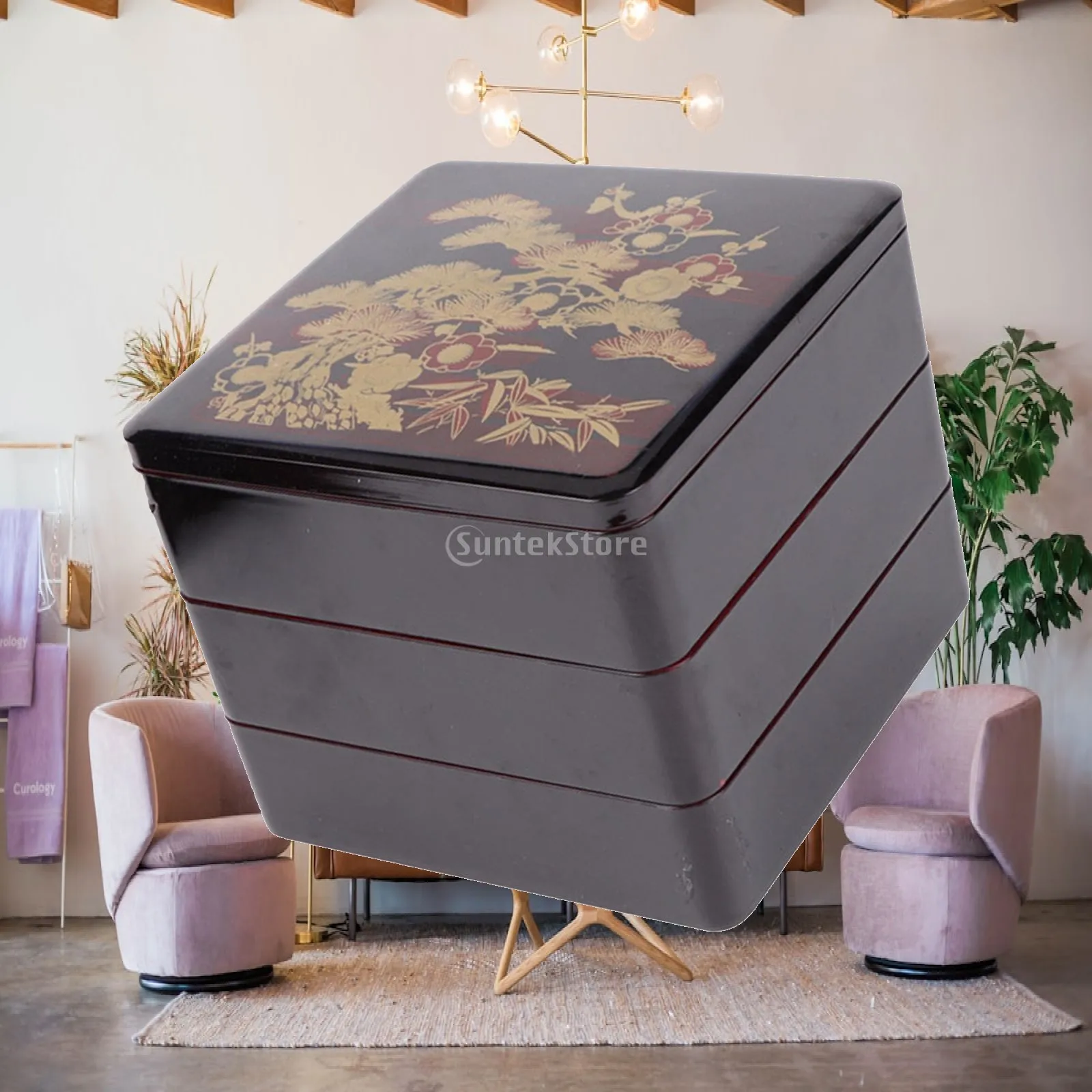 Lunch Box Sqaure Traditional Food Storage Picnic Food Container 3 Layers Picnic Tray Office with Lid Business Lunch Bento Box
Lunch Box Sqaure Traditional Food Storage Picnic Food Container 3 Layers Picnic Tray Office with Lid Business Lunch Bento Box