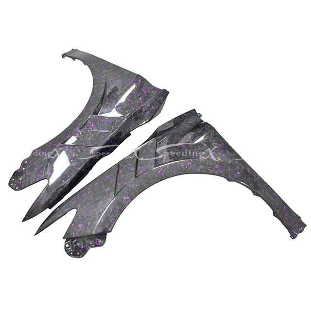 CUSTOMIZED SPX--A FORGED CARBON FIBER WITH PURPLE FLAKES FRONT FENDER for 2018-2021 for TOYOTA CAMRY
CUSTOMIZED SPX--A FORGED CARBON FIBER WITH PURPLE FLAKES FRONT FENDER for 2018-2021 for TOYOTA CAMRY