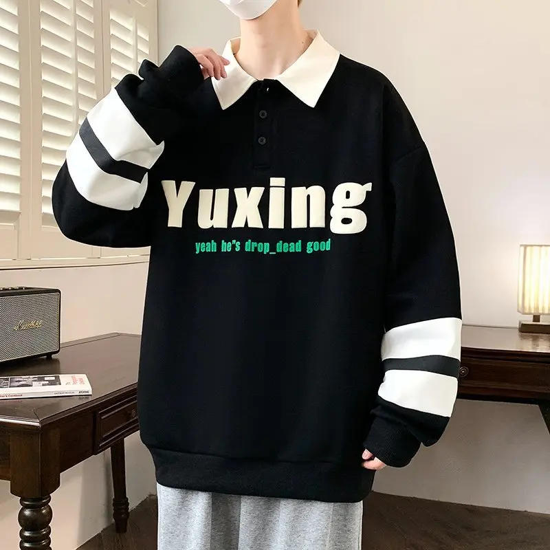 Casual Long Sve Ne Sweatirt for Men Spring Autumn Unlined Sli Student Wear Teenage Top Trendy Cotton Polyester
Casual Long Sve Ne Sweatirt for Men Spring Autumn Unlined Sli Student Wear Teenage Top Trendy Cotton Polyester