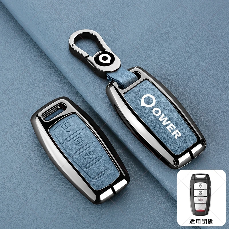 Fashion Leather Car Key Cover Case For Great Wall Ower GWM P Series Pickup 2019 2020 Great Wall POER Truck Keychain Accessories
Fashion Leather Car Key Cover Case For Great Wall Ower GWM P Series Pickup 2019 2020 Great Wall POER Truck Keychain Accessories