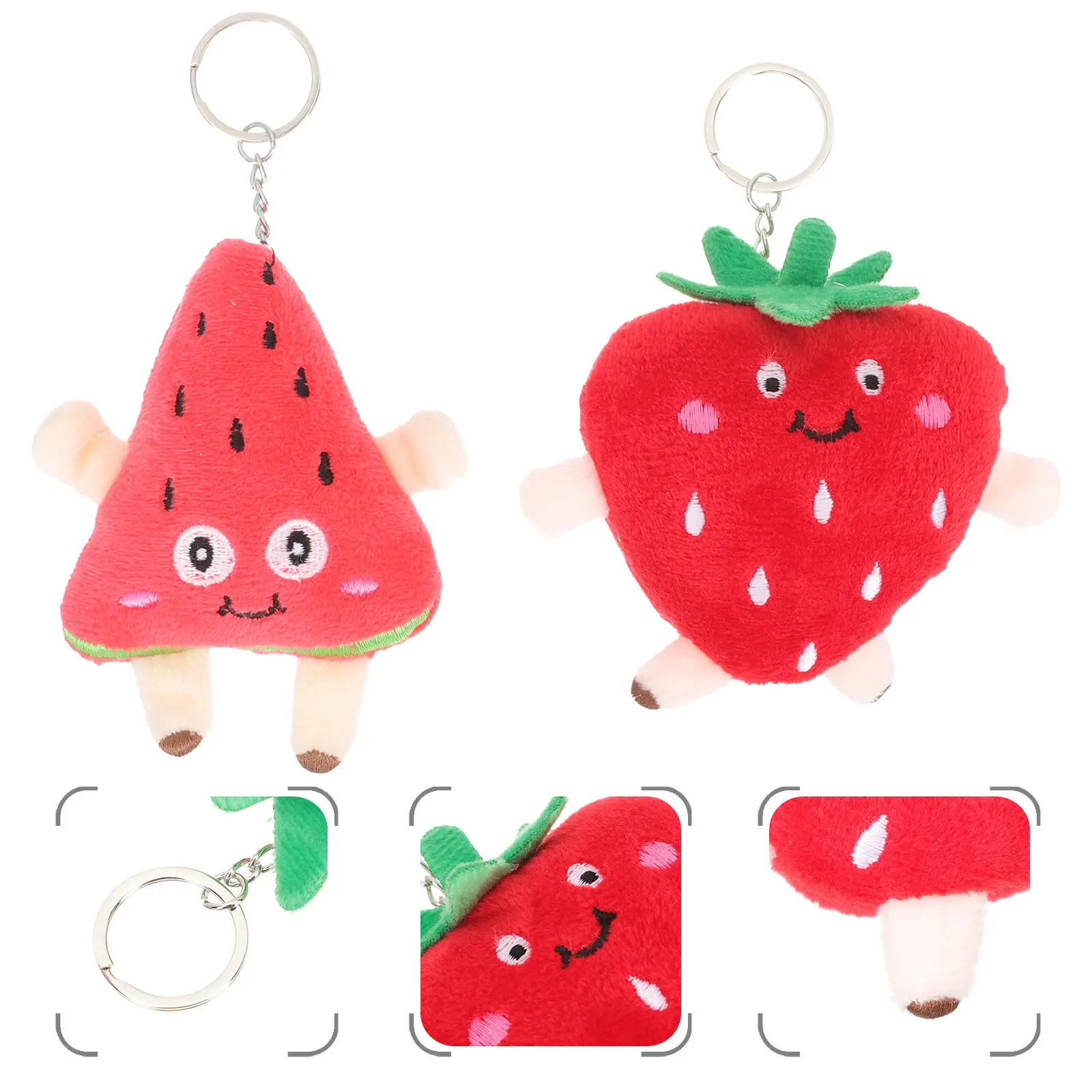 4Pcs Fruit Key Chain Soft Cute Key Ring Bag Hanging Decoration Cartoon Lovely Keychain Gift for Kids Friends Bag Pendant
4Pcs Fruit Key Chain Soft Cute Key Ring Bag Hanging Decoration Cartoon Lovely Keychain Gift for Kids Friends Bag Pendant