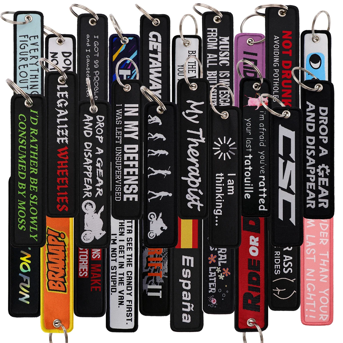 Colors Inspirational Quotes Keychain for Cars Backpack Key Holders Slogan Embroidery Keyrings Key Tag Jet Tag Accessories Gifts
Colors Inspirational Quotes Keychain for Cars Backpack Key Holders Slogan Embroidery Keyrings Key Tag Jet Tag Accessories Gifts