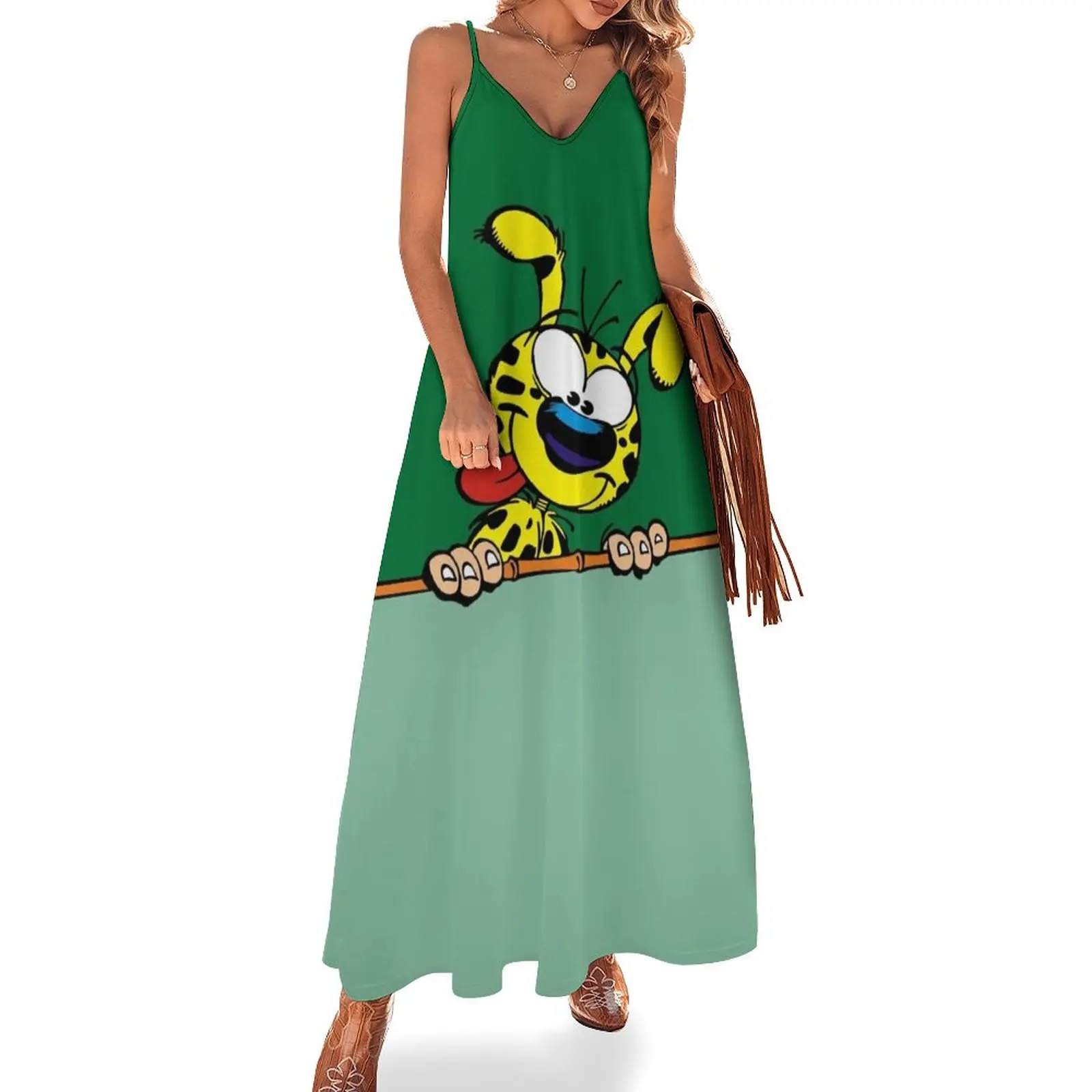 Marsupilami with stick / Green Sleeveless Dress Party dresses for women cocktail dresses summer dress women 2024
Marsupilami with stick / Green Sleeveless Dress Party dresses for women cocktail dresses summer dress women 2024
