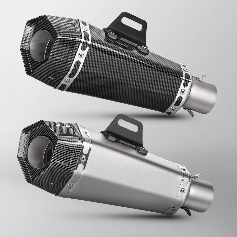 Universal 51MM Motorcycle Exhaust Muffler Pipe with DB Killer for Racing Scooter ADV150 AEROX155 Z250 GSXR150 G310R 250SR
Universal 51MM Motorcycle Exhaust Muffler Pipe with DB Killer for Racing Scooter ADV150 AEROX155 Z250 GSXR150 G310R 250SR