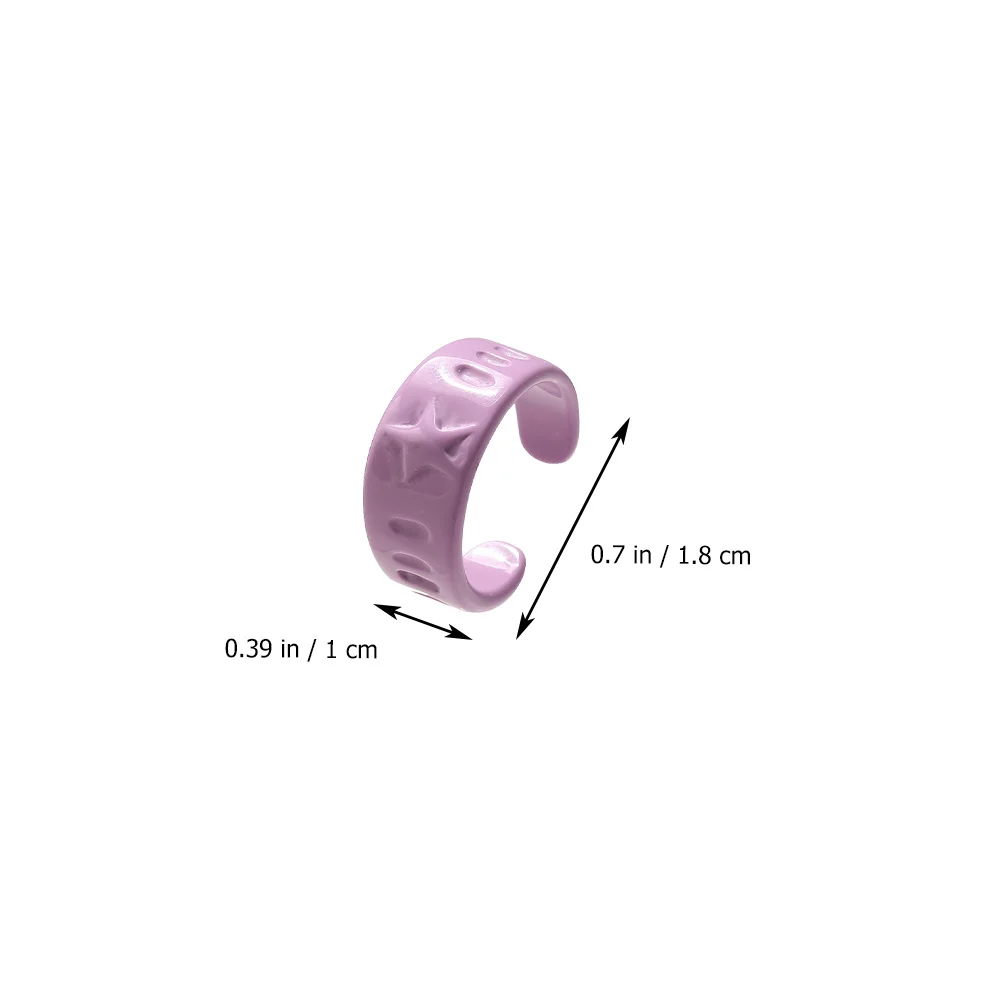 5pcs Multicolor Rings Fashion Creative Jewelry Decorative Lovely Trendy Resin Gifts Stylish Finger Ring Set for Party Bar
5pcs Multicolor Rings Fashion Creative Jewelry Decorative Lovely Trendy Resin Gifts Stylish Finger Ring Set for Party Bar