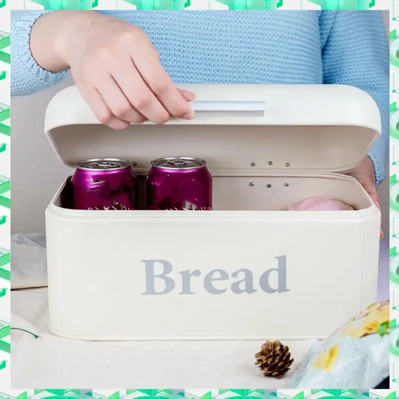 FIZP Vintage Bread Box Cupboard Iron Snack Box Desktop Finishing Dust-Proof Storage Box Storage Bin Keeper Food Kitchen Shelf Dé
FIZP Vintage Bread Box Cupboard Iron Snack Box Desktop Finishing Dust-Proof Storage Box Storage Bin Keeper Food Kitchen Shelf Dé
