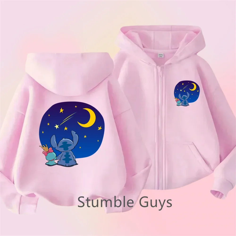 Stitch Kawaii Children's Clothing Girls Zipper Hoodie Baby Disney Cute Stitch Cardigan Coat Boys Casual Blazer New
Stitch Kawaii Children's Clothing Girls Zipper Hoodie Baby Disney Cute Stitch Cardigan Coat Boys Casual Blazer New