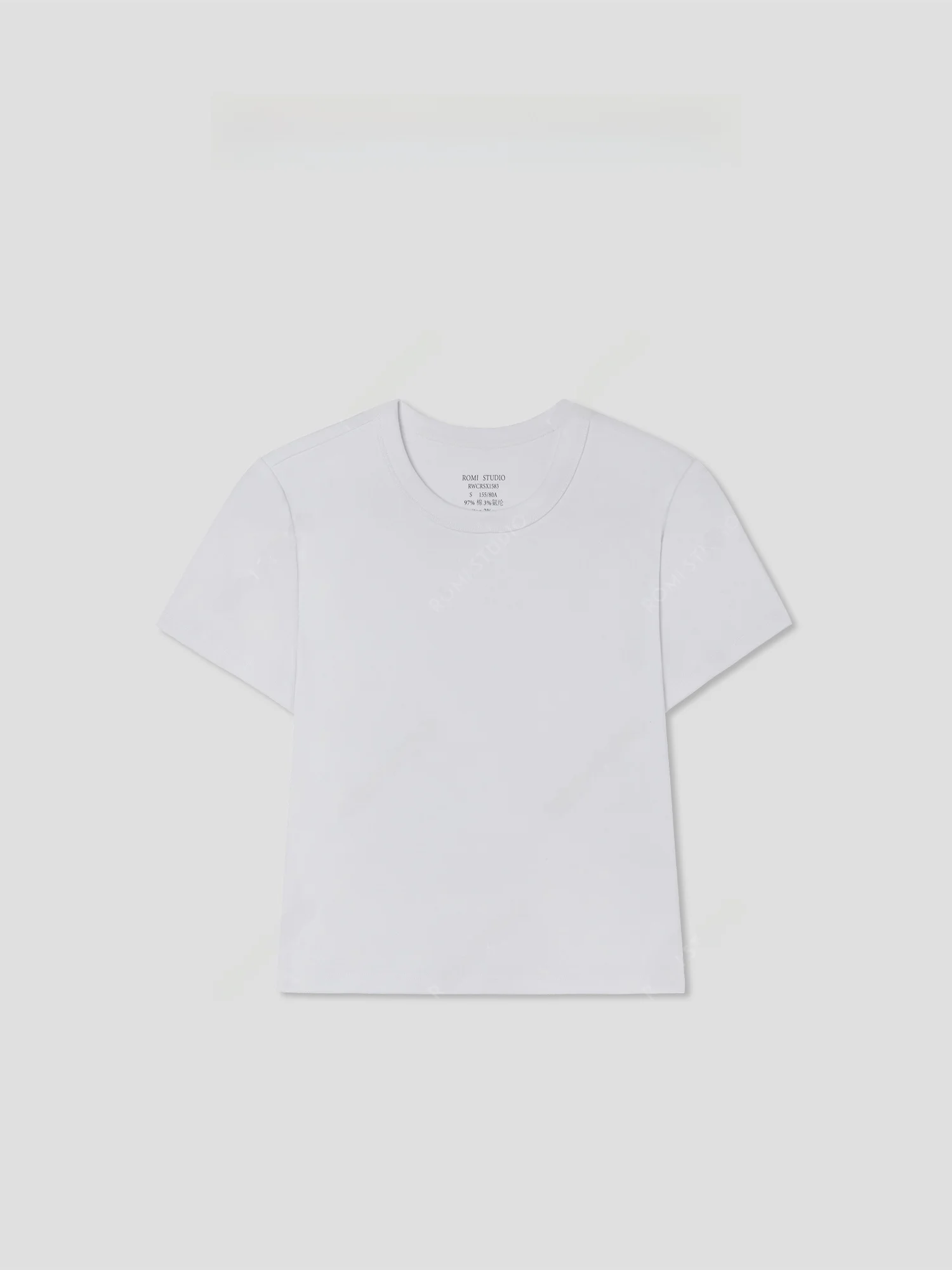 Женская футболка Romi Studio из смесового хлопка с круглым вырезом и коротким рукавом, высокоэластичная, универсальная, матовая, с цветным дизайном
Женская футболка Romi Studio из смесового хлопка с круглым вырезом и коротким рукавом, высокоэластичная, универсальная, матовая, с цветным дизайном