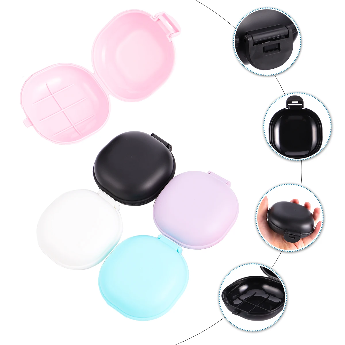 5Pcs Portable Box Plastic Home Bathroom Container LeakProof Home Soap Case Travel Case Waterproof Soap Box for Gym
5Pcs Portable Box Plastic Home Bathroom Container LeakProof Home Soap Case Travel Case Waterproof Soap Box for Gym