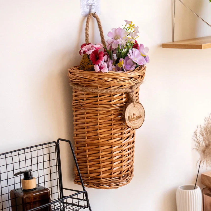 Long Hanging Basket Willow Branch Vine Weaving Wall Decoration Narrow Frame Country Style Flower Pot Plant Storage Basket
Long Hanging Basket Willow Branch Vine Weaving Wall Decoration Narrow Frame Country Style Flower Pot Plant Storage Basket