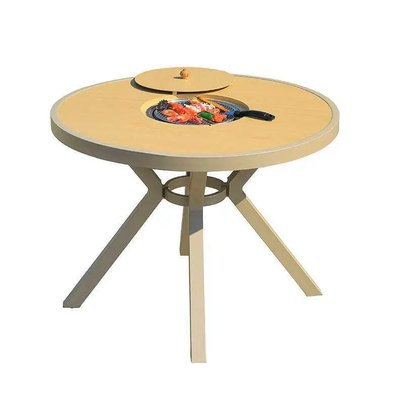 Outdoor barbecue table and chair combination dinner barbecue courtyard outdoor table and chair cast aluminum open-air
Outdoor barbecue table and chair combination dinner barbecue courtyard outdoor table and chair cast aluminum open-air