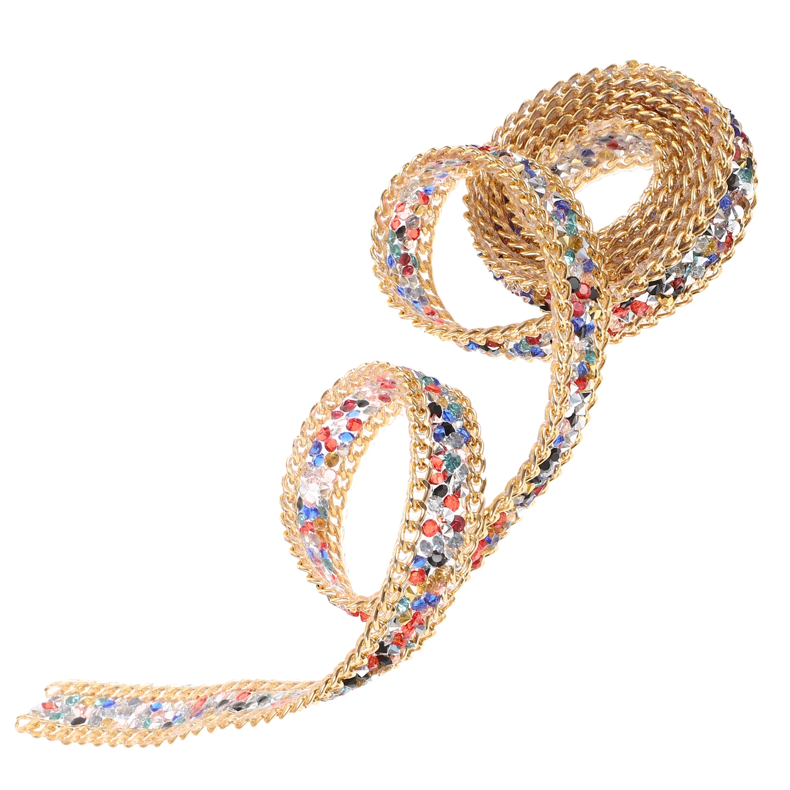 Hot Diamond Barcode Glued Mesh Drill Rhinestone Ribbons 1 Roll Mixed Color Gold Chain Iron On Strips for Crafting Tape Clothing
Hot Diamond Barcode Glued Mesh Drill Rhinestone Ribbons 1 Roll Mixed Color Gold Chain Iron On Strips for Crafting Tape Clothing