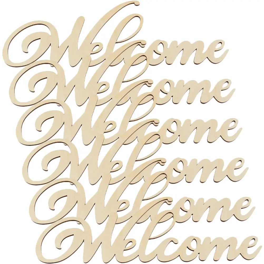 20 Pcs Letter Card Welcome Sign Decorative Wooden Home Decoration Wedding Hollow Hanging Welcome Sign Shop Basswood
20 Pcs Letter Card Welcome Sign Decorative Wooden Home Decoration Wedding Hollow Hanging Welcome Sign Shop Basswood