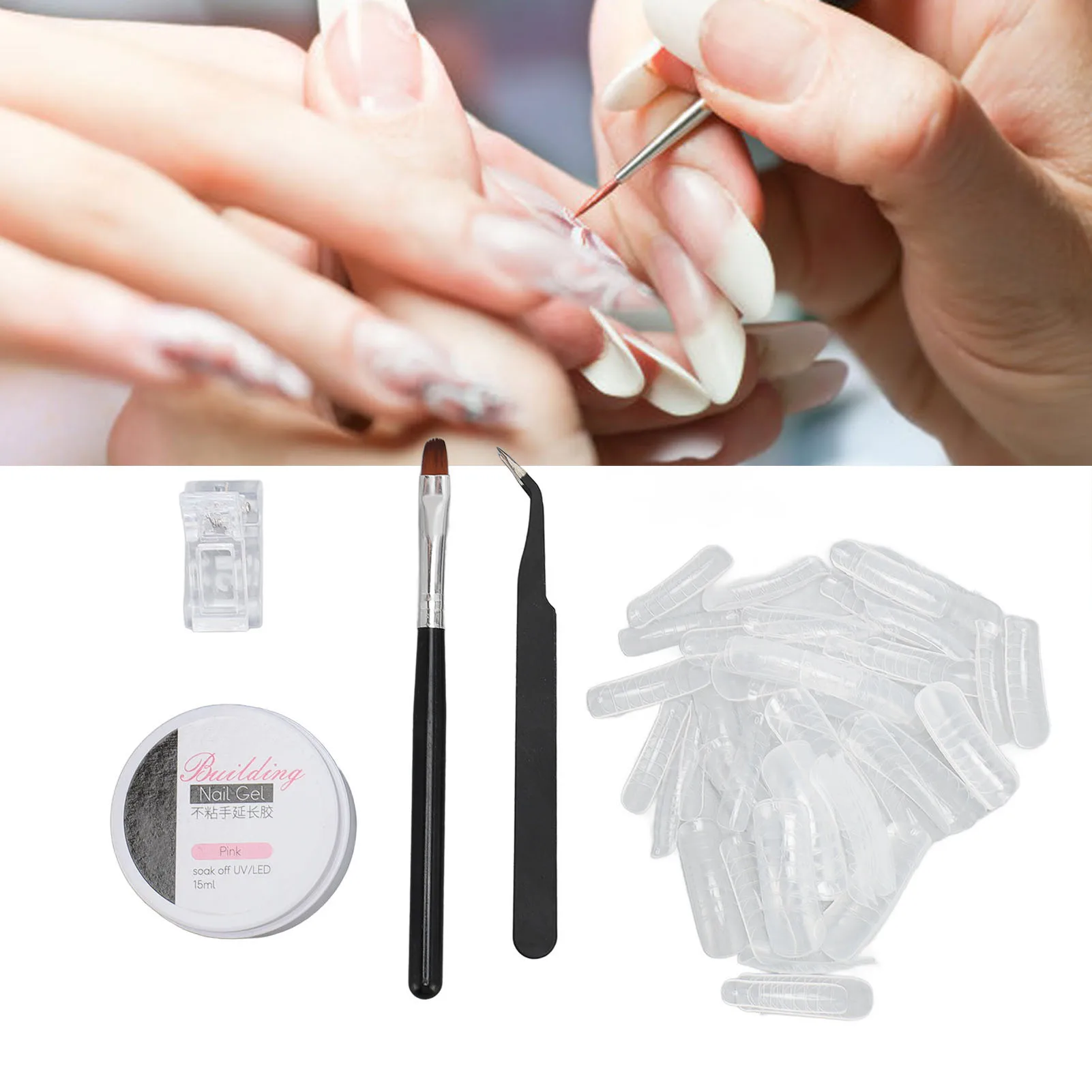 Nail Extension Gel Set Tweezers Nail Pen Nail Art Extension Gel Long Lasting Nail Shaping Clip for Nail Salon for Professional
Nail Extension Gel Set Tweezers Nail Pen Nail Art Extension Gel Long Lasting Nail Shaping Clip for Nail Salon for Professional
