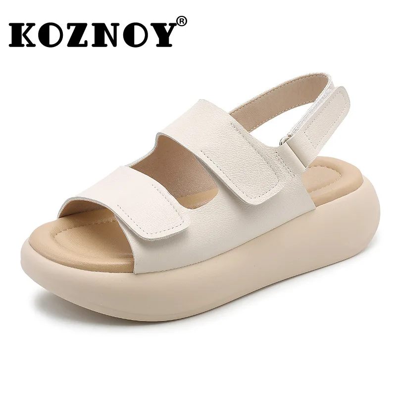 Koznoy/женские ботильоны из коровьей кожи с открытым носком 5 см, летние модные туфли на танкетке с крючками, полые туфли на плоской подошве
Koznoy/женские ботильоны из коровьей кожи с открытым носком 5 см, летние модные туфли на танкетке с крючками, полые туфли на плоской подошве
