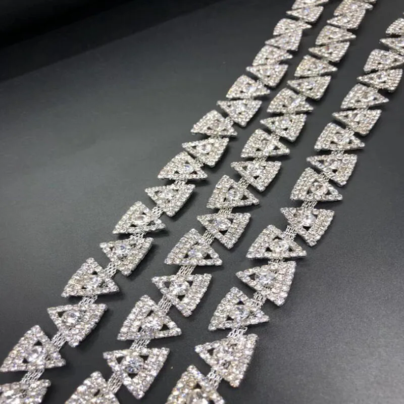 10Yards Rhinestone Trimmings Crystal Type Rhinestones Chain DIY Sewing Accessories For Wedding Dress
10Yards Rhinestone Trimmings Crystal Type Rhinestones Chain DIY Sewing Accessories For Wedding Dress