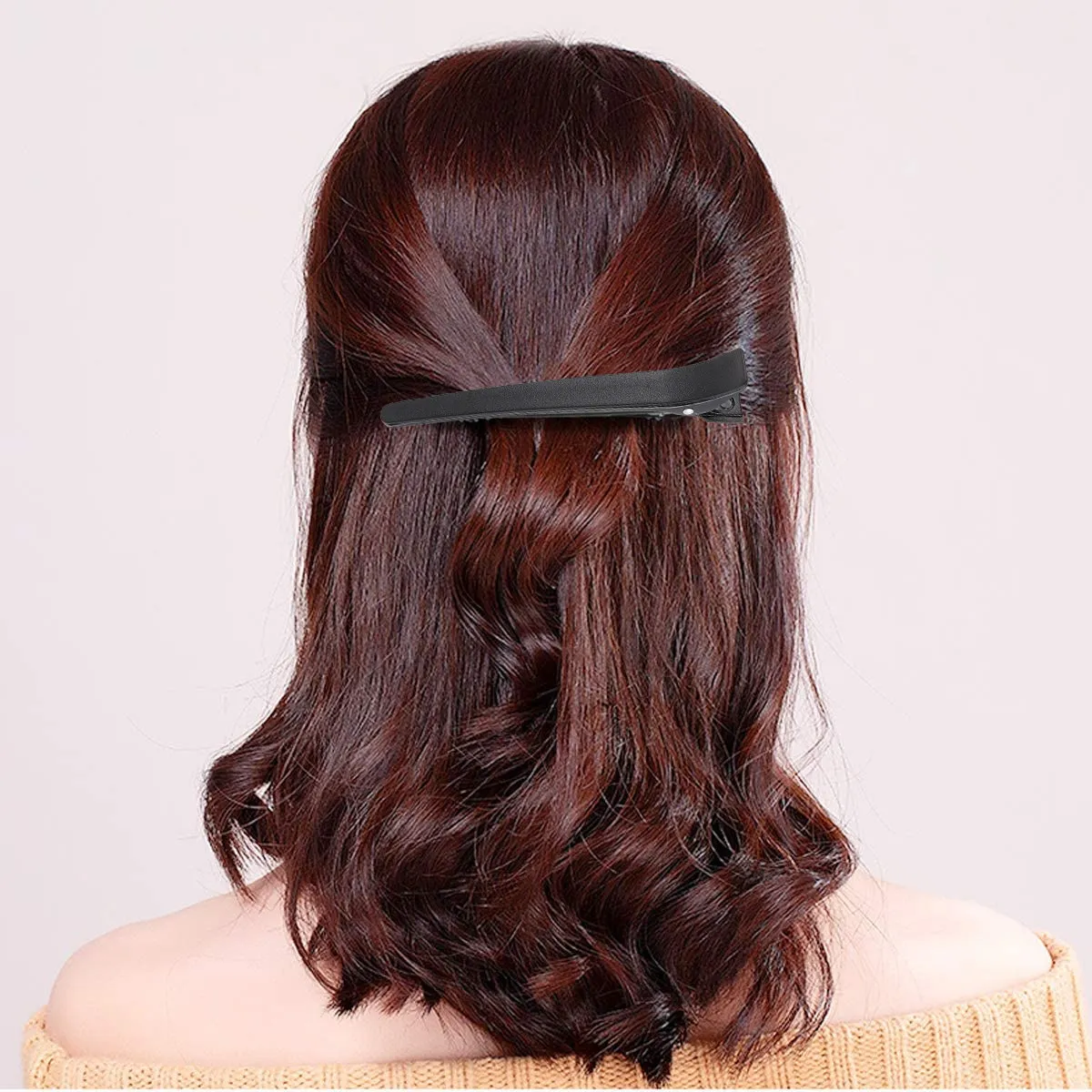 12Pcs Plastic Duckbill Hairpins Black Small Size Portable Strong Grip Clips for Hairdressing and Daily Use Plastic Hairpins
12Pcs Plastic Duckbill Hairpins Black Small Size Portable Strong Grip Clips for Hairdressing and Daily Use Plastic Hairpins