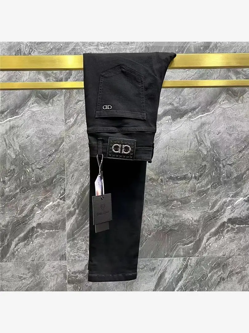 American Luxury Bla Slim Fit Jeans Spring Autumn New Sle European Men's Casual Thi Straight Leg Elastic Long Trousers
American Luxury Bla Slim Fit Jeans Spring Autumn New Sle European Men's Casual Thi Straight Leg Elastic Long Trousers