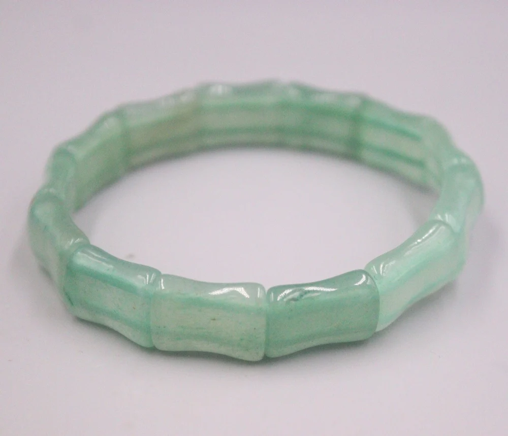 Natural Jade Aventurine Men Women Best Gift 12mm Long Square Beaded Elastic Bracelet
Natural Jade Aventurine Men Women Best Gift 12mm Long Square Beaded Elastic Bracelet