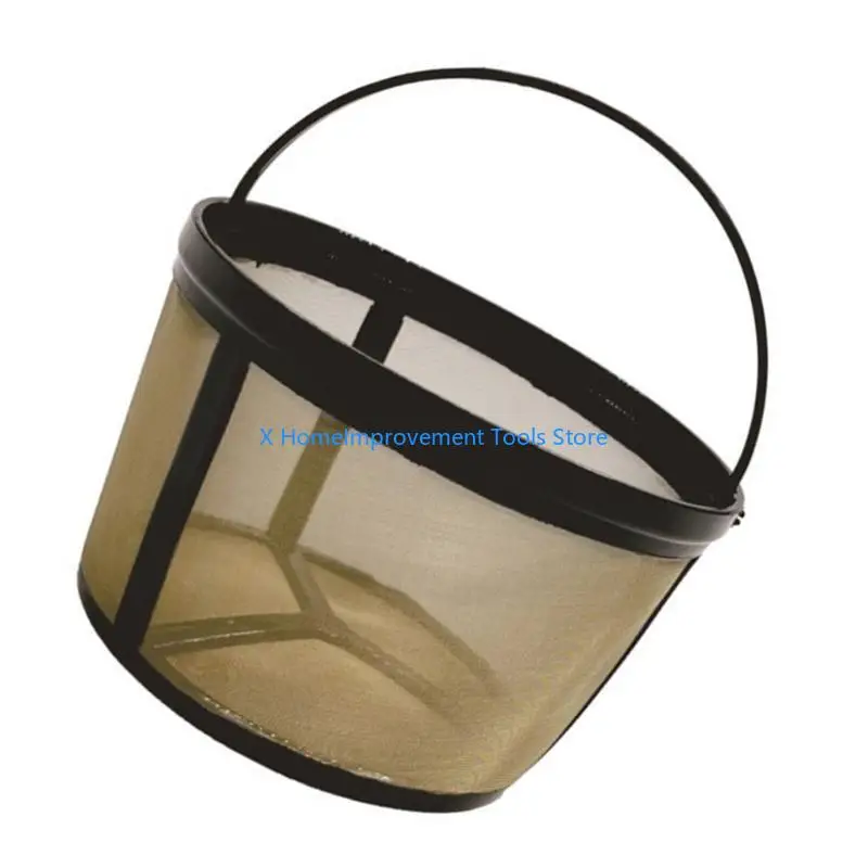 Practical Golden Tone Coffee Filter Durable Coffee Filter Coffee Strainer for 4/6/8/12 Cup Basket Coffee Maker 31KA
Practical Golden Tone Coffee Filter Durable Coffee Filter Coffee Strainer for 4/6/8/12 Cup Basket Coffee Maker 31KA