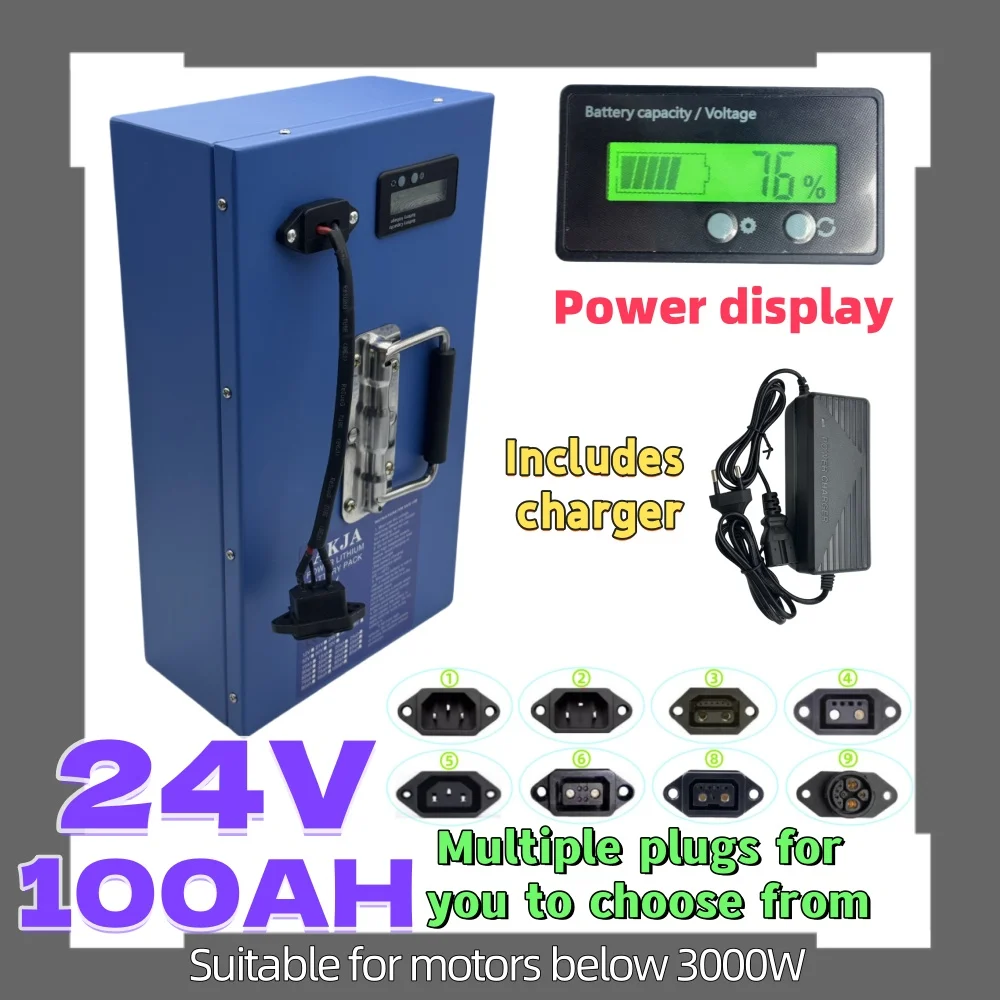 Air fast transportation,24V100AH,Send within 24 hours,18650 lithium battery,Lithium battery pack,Suitable for motors below 3000W
Air fast transportation,24V100AH,Send within 24 hours,18650 lithium battery,Lithium battery pack,Suitable for motors below 3000W