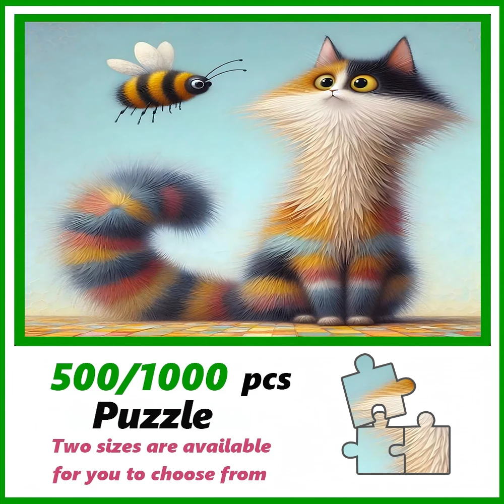 A high-quality 500/1000-piece puzzle, perfect for adults, is a fun family game that helps relieve stress and is great for birthd
A high-quality 500/1000-piece puzzle, perfect for adults, is a fun family game that helps relieve stress and is great for birthd