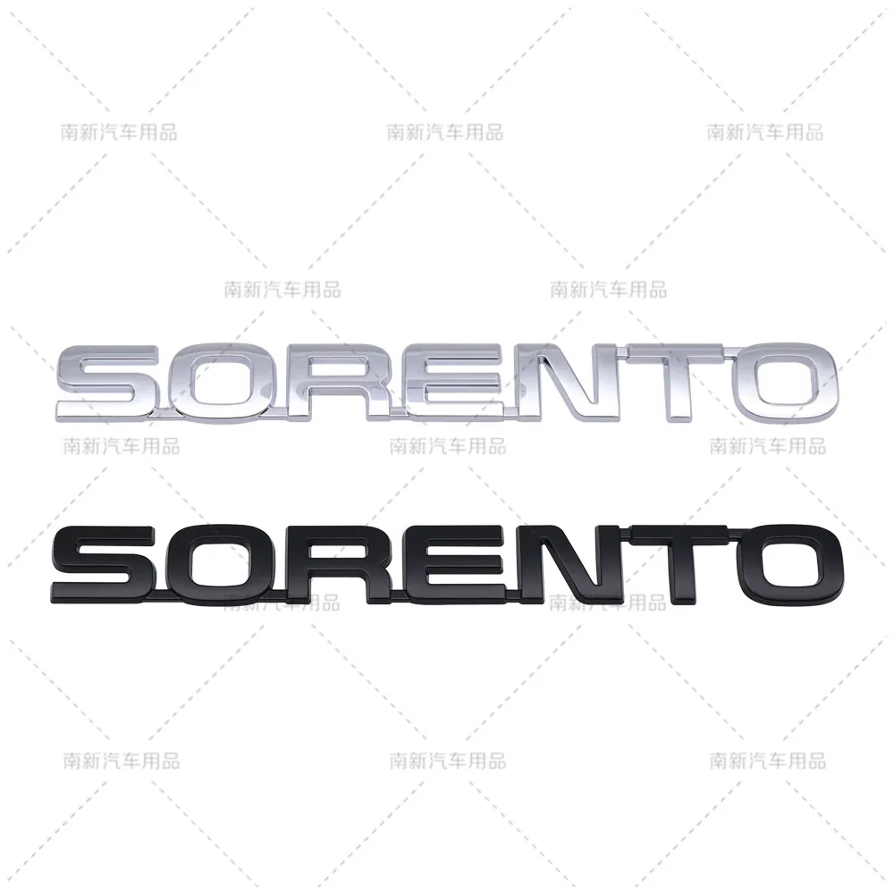 Metal sticker suitable for Sorento rear English label, trunk modification label
Metal sticker suitable for Sorento rear English label, trunk modification label
