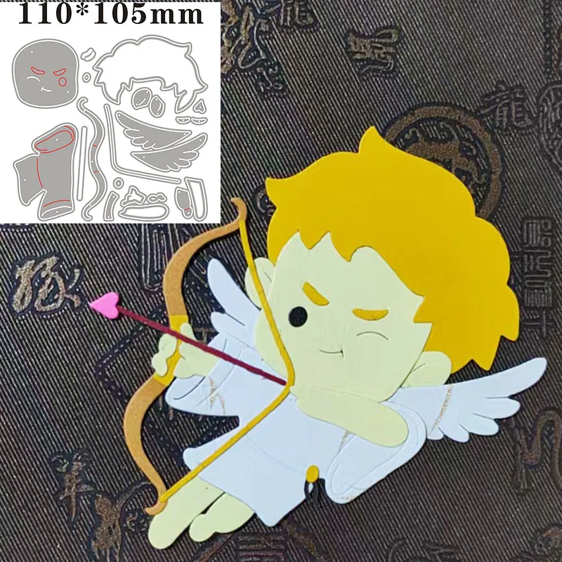 New Little Angel Archery Cutting Dies DIY Paste Handicrafts Metal Cutting Blade Mold Production of Relief Album Greetingcards
New Little Angel Archery Cutting Dies DIY Paste Handicrafts Metal Cutting Blade Mold Production of Relief Album Greetingcards