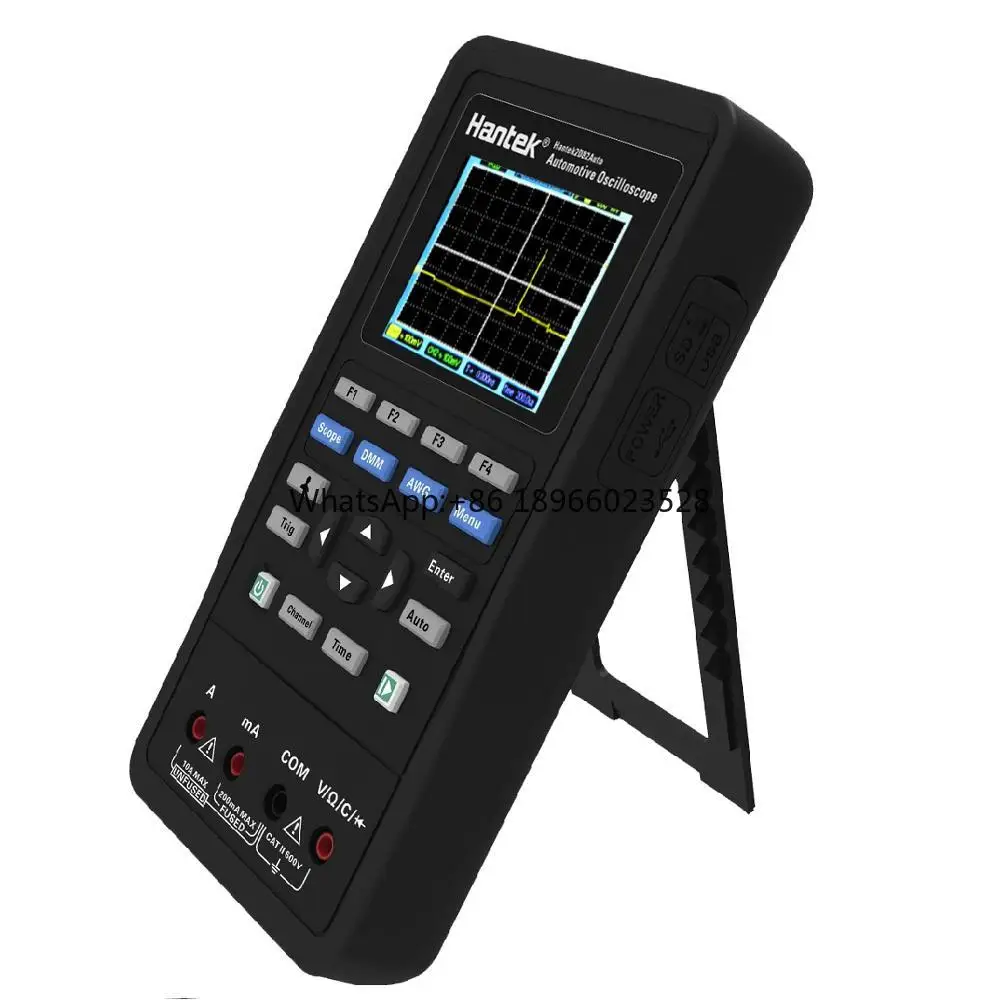 Portable 4 in 1 AUTO Diagnostic Instrument 80MHz Automotive Oscilloscope Signal Source Multimeter
Portable 4 in 1 AUTO Diagnostic Instrument 80MHz Automotive Oscilloscope Signal Source Multimeter