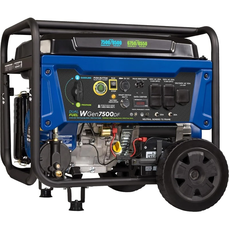 For Westinghouse Outdoor Power Equipment 9500 Peak Watt Dual Fuel Home Backup Portable Generator, Remote Electric Start
For Westinghouse Outdoor Power Equipment 9500 Peak Watt Dual Fuel Home Backup Portable Generator, Remote Electric Start