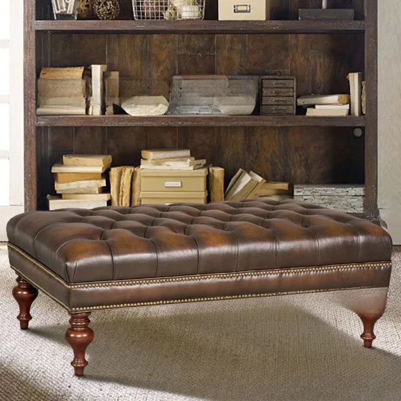 Bedroom leather art buckle soft bag tail stool custom furniture rest stool entrance foyer square
Bedroom leather art buckle soft bag tail stool custom furniture rest stool entrance foyer square