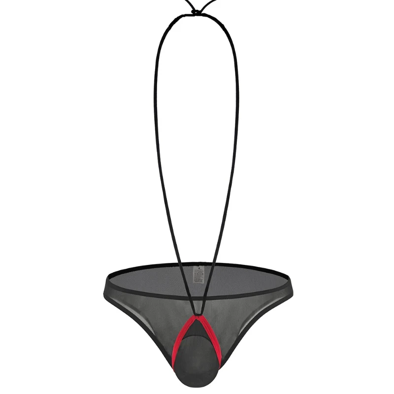 Men Erotic Briefs Sexy Halter Neck Suspenders Bikini Underwear Ice Silk Peni Pouch Panties Low-Waist Elastic Open Hole Underpant
Men Erotic Briefs Sexy Halter Neck Suspenders Bikini Underwear Ice Silk Peni Pouch Panties Low-Waist Elastic Open Hole Underpant