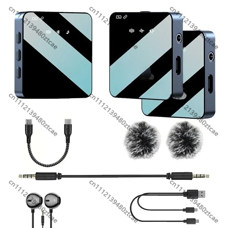 2.4G Wireless Lavalier Microphone, SX85 Square Live Streaming Mic Noise Reduction Reverberation Mini Recording Audio Accessory
2.4G Wireless Lavalier Microphone, SX85 Square Live Streaming Mic Noise Reduction Reverberation Mini Recording Audio Accessory